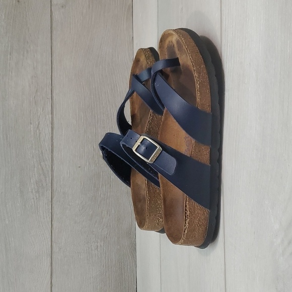 Birkenstock Betula Womens Mia Leather Loop Toe Sandals Flats shoes sz 36/5 - Picture 3 of 12